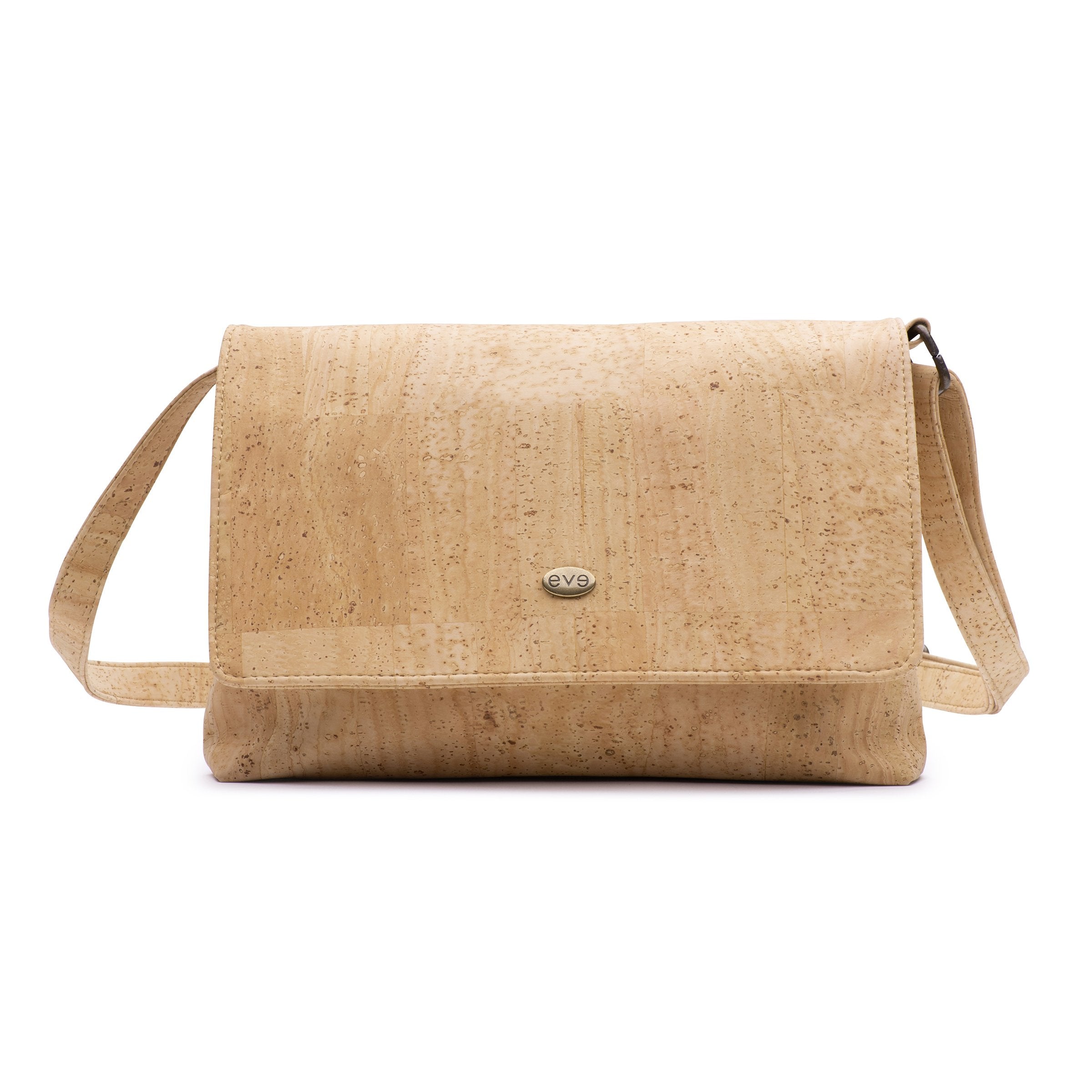 EVA Cork Crossbody Bag - Natural